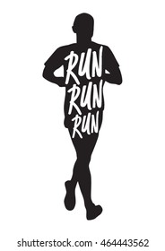 Run Men Vector Stock Vector (Royalty Free) 464443562 | Shutterstock