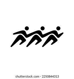 equipo de ejecución personas hombre humano deporte logo vectíicíon