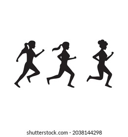 Run Sport Vector icon design illustration Template