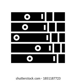 ejecutar el vector de iconos de glifo de la vista superior de la pista. ejecutar el signo de vista superior de pista. símbolo de contorno aislado ilustración negra
