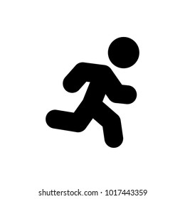 run vector icon