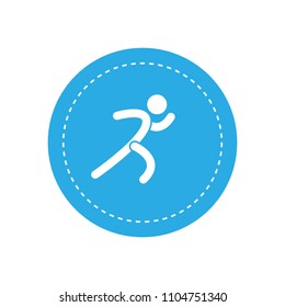 Run vector icon