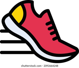 run Vector illustration on a transparent background. Premium quality symbols. Stroke vector icon for concept and graphic design.