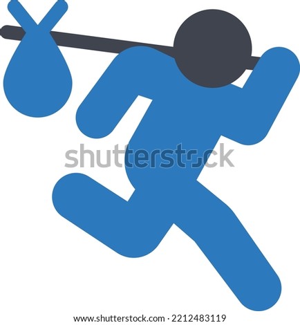 run Vector illustration on a transparent background. Premium quality symmbols. Glyphs vector icons for concept and graphic design.