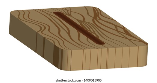 Rune Isaz. Horizontal projection. Scandinavian. Imitation burning wood. Wood Cut Texture