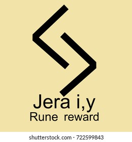 Rune Scandinavia is a traditional mysticism jera of victoryvector illustration