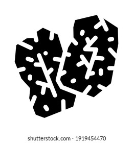 runes accessory glyph icon vector. runes accessory sign. isolated contour symbol black illustration