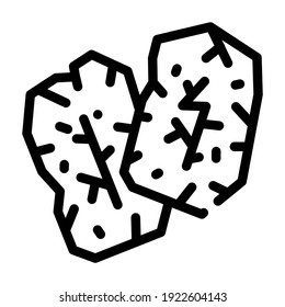 ejecuta el vector de icono de línea accesoria. ejecuta el signo de accesorio. símbolo de contorno aislado ilustración negra
