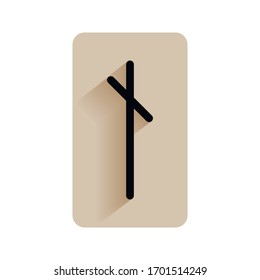 Runes. Letter of runic alphabets. Sign and symbol.