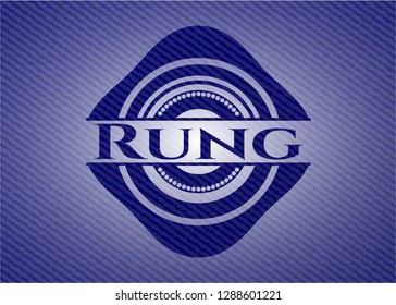 Rung denim background