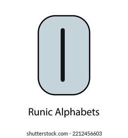 Runic Alphabets. Complete collection of Rune alphabet, futhark. Writing ancient Germans. Vector Mystical symbols. 
Esoteric, occult, magic illustration for Tattoos.
