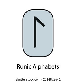 Runic Alphabets. Complete collection of Rune alphabet, futhark. Writing ancient Germans. Vector Mystical symbols. 
Esoteric, occult, magic illustration for Tattoos.
