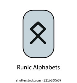 Runic Alphabets. Complete collection of Rune alphabet, futhark. Writing ancient Germans. Vector Mystical symbols. 
Esoteric, occult, magic illustration for Tattoos.
