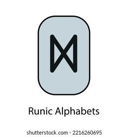 Runic Alphabets. Complete collection of Rune alphabet, futhark. Writing ancient Germans. Vector Mystical symbols. 
Esoteric, occult, magic illustration for Tattoos.
