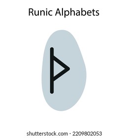 Runic Alphabets, Futhark. Writing Ancient Germans. Vector Mystical Symbols. 
Esoteric, Occult, Magic Illustration For Tattoos.
