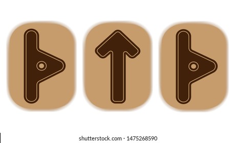 Runic combinations for application to protective amulets. Universal protective shield.