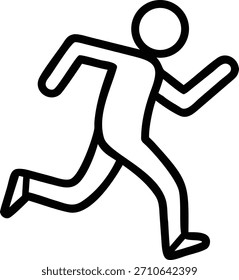 Icono de Vector de la persona en ejecución