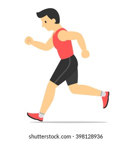 runner guy, vector