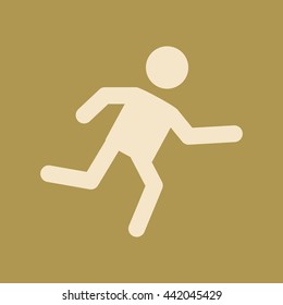 Runner Icon. 