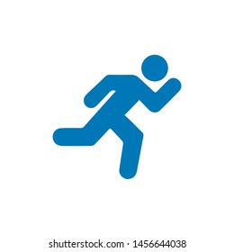 runner icon. Logo element illustration. runner symbol design. colored collection. runner concept. Can be used in web and mobile