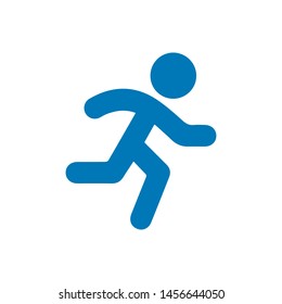 Runner Icon Logo Element Illustration Runner Stock Vector (Royalty Free ...
