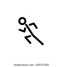 Runner icon vector