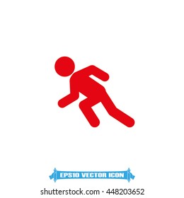 runner icon vector illustration EPS 10