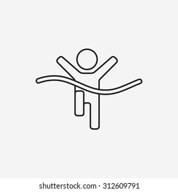 runner line icon