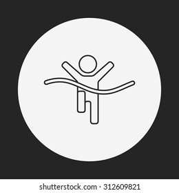 runner line icon