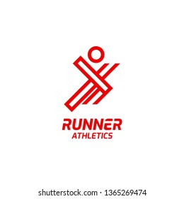 Runner logo, design inspiration vector template for company logo