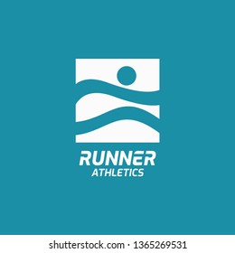 Runner logo, design inspiration vector template for company logo