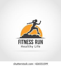 Runner Logo Icon Stock Vector (Royalty Free) 426551599 | Shutterstock