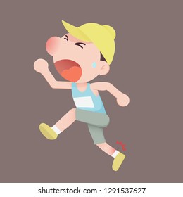Runner men ankle pain when running , Hamstring injury