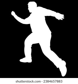 runner player silhouette illustration file