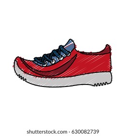 runner shoes isolated icon