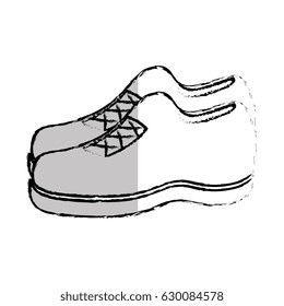 runner shoes isolated icon