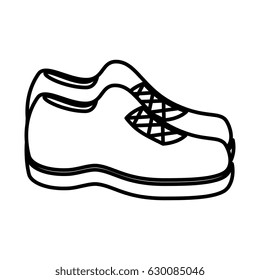 runner shoes isolated icon