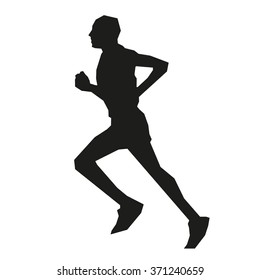 Runner silhouette