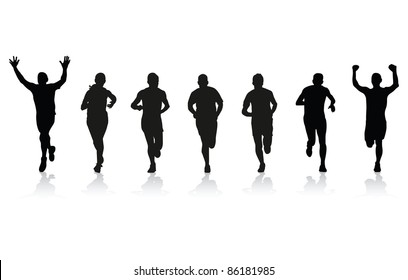 Runner Silhouette Speed の画像 写真素材 ベクター画像 Shutterstock