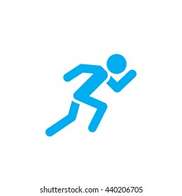 runner solid icon vector