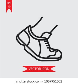 Runner vector icon 