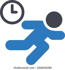 runner  Vector illustration on a transparent background. Premium quality symmbols. Glyphs vector icons for concept and graphic design. 

