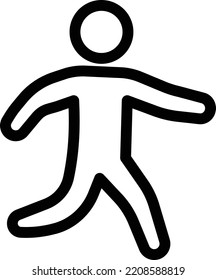 runner Vector illustration on a transparent background. Premium quality symmbols. Thin line vector icons for concept and graphic design. 
