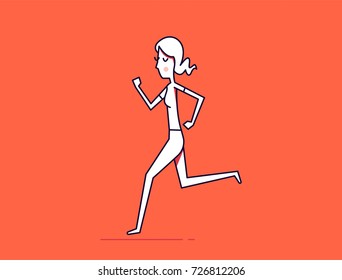Runner woman