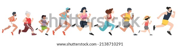 1,019 Peopl Running Images, Stock Photos & Vectors | Shutterstock