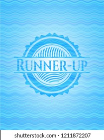 Runner-up water representation badge.
