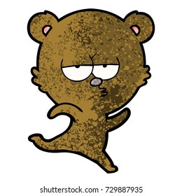 running bear cartoon