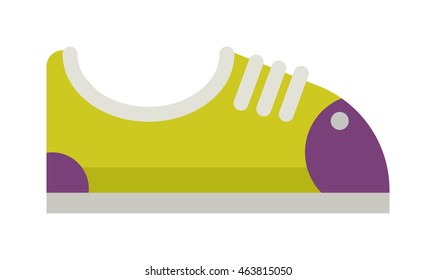 Running boots and athletic sneaker Sneakers trendy fashion concept