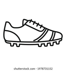 Running boots icon. Outline Running boots vector icon for web design isolated on white background