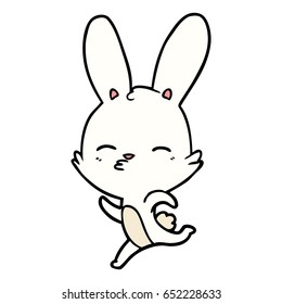 running bunny cartoon